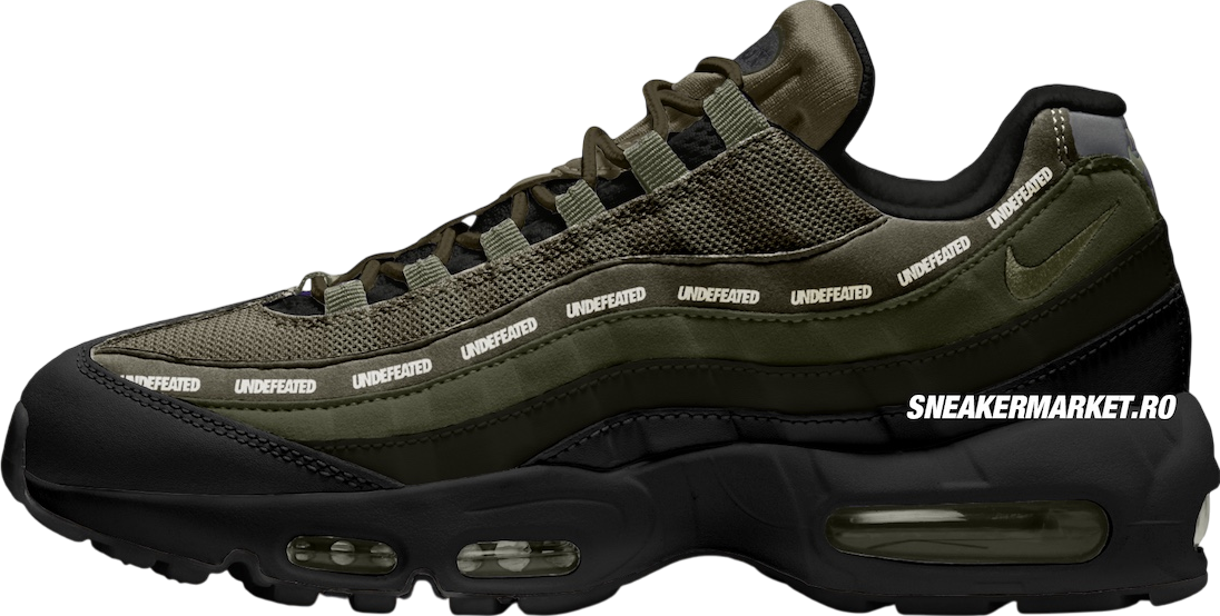 Undefeated x Nike Air Max 95 Medium Olive / Black