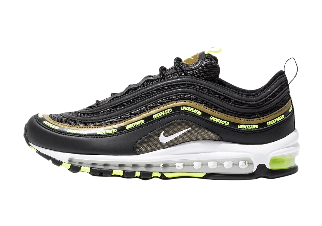 Undefeated x Nike Air Max 97 Black Volt