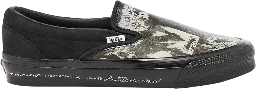 Vans Raised By Wolves x OG Classic Slip-On LX Black Wall