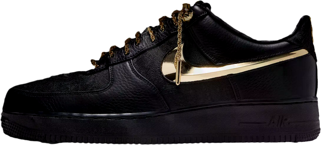 Victor Solomon x Nike Air Force 1 Low Black / Metallic Gold