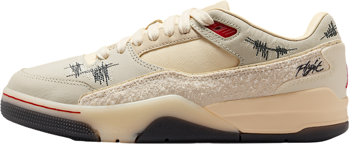 Who Decides War x Jordan Flight Court WMNS Coconut Milk