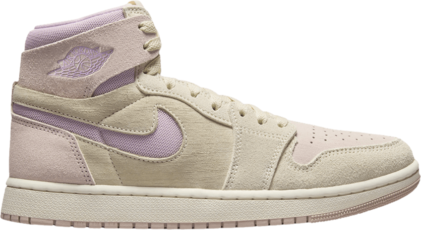 Wmns Air Jordan 1 High Zoom Comfort 2 Muslin / Plum Chalk