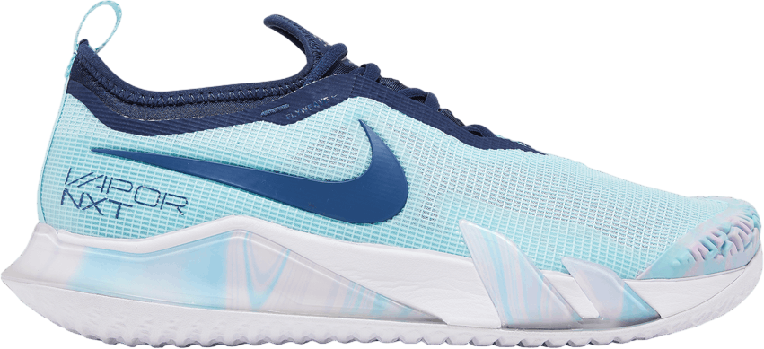 Wmns Nikecourt React Vapor Nxt Glacier Ice Midnight Navy